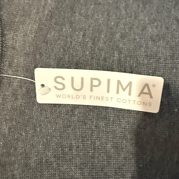 Lands' End Men's Dark Gray Crewneck Sweater 2XLT - Picture 3 of 9